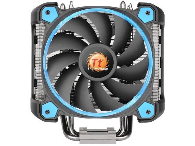 Cooler Procesor Thermaltake Riing Silent 12 Pro, Blue LED, 120mm