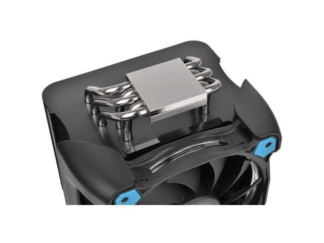 Cooler Procesor Thermaltake Riing Silent 12 Pro, Blue LED, 120mm