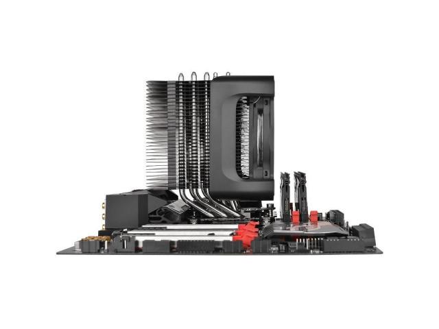 Cooler Procesor Thermaltake Riing Silent 12 Pro, Blue LED, 120mm