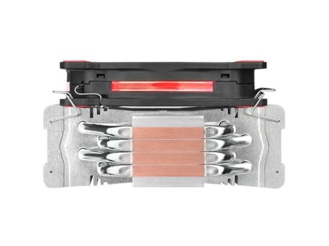 Cooler Procesor Thermaltake Riing Silent 12, Red LED, 120mm