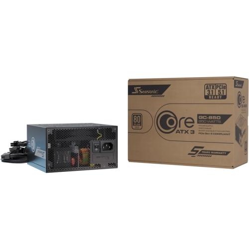 Sursa Seasonic Core GC-850-V2 ATX3.1, 850W, 80 PLUS Gold, Negru, SRP-CGC851-A5A32SF