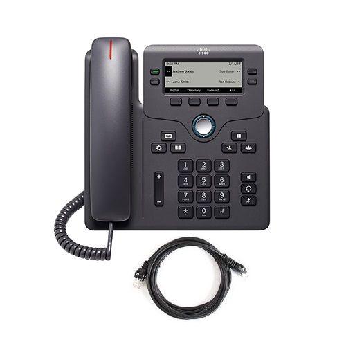 Telefon IP Cisco 6851, 4 Linii, PoE, Charcoal