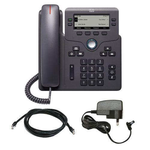 Telefon IP Cisco 6851, 4 Linii, PoE, Charcoal