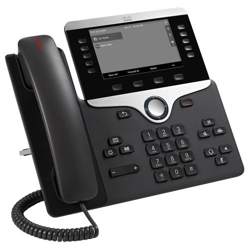 Telefon IP Cisco 8811 with MPP, 5 Linii, PoE, Charcoal
