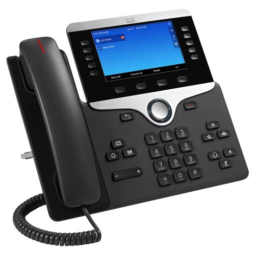 Telefon IP Cisco 8841 with MPP, 5 Linii, PoE, Charcoal