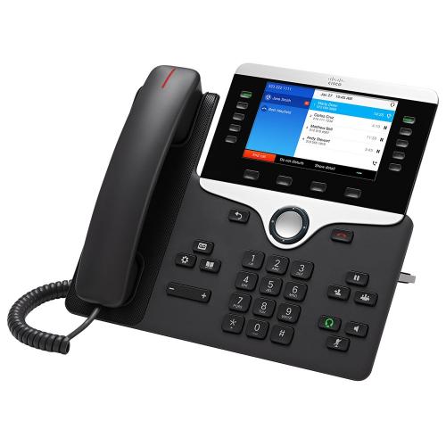 Telefon IP Cisco 8841 with MPP, 5 Linii, PoE, Charcoal