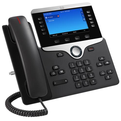 Telefon IP Cisco 8861 with MPP, 5 Linii, PoE, Charcoal