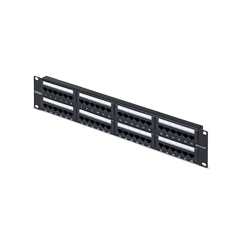48-PORT 2U CAT6 PATCH PANEL/