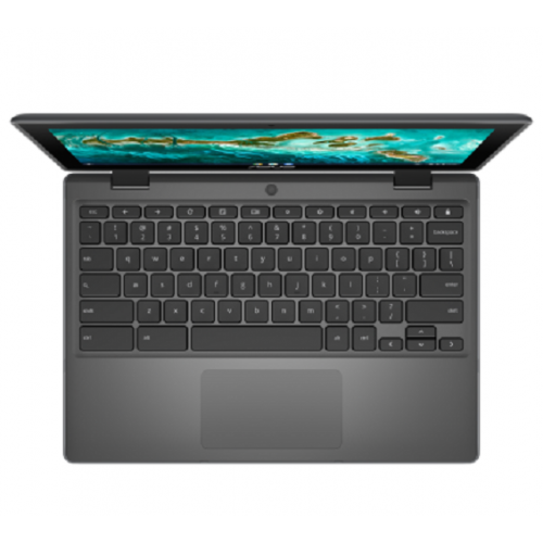 Laptop 2-in-1 ASUS ChromeBook Flip CR1100FKA-BP0401, Intel Celeron N5100, 11.6inch Touch, RAM 8GB, eMMC 64GB, Intel HD Graphics, Chrome OS, Dark Grey