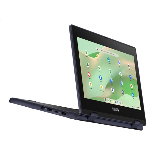 Laptop 2-in-1 ASUS Chromebook CR11 Flip CR1104FTA-NS0176, Intel N150, 11.6 inch Touch, RAM 8GB, eMMC 64GB, Intel Graphics, Chrome OS, Mineral Grey