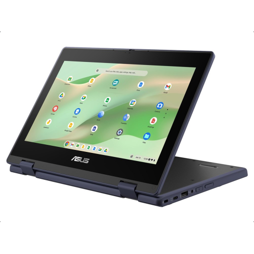 Laptop 2-in-1 ASUS Chromebook CR11 Flip CR1104FTA-NS0176, Intel N150, 11.6 inch Touch, RAM 8GB, eMMC 64GB, Intel Graphics, Chrome OS, Mineral Grey