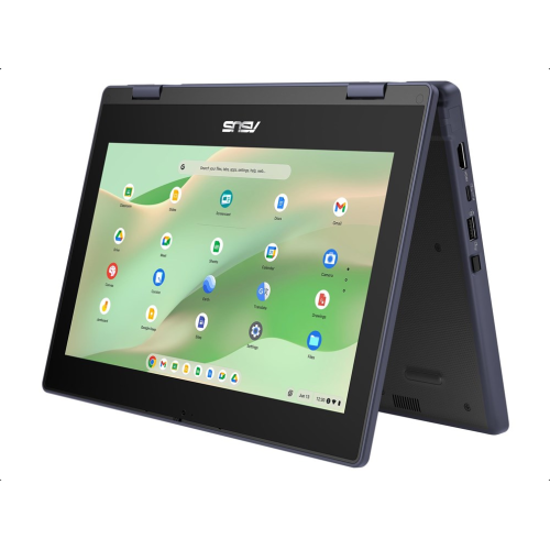 Laptop 2-in-1 ASUS Chromebook CR11 Flip CR1104FTA-NS0176, Intel N150, 11.6 inch Touch, RAM 8GB, eMMC 64GB, Intel Graphics, Chrome OS, Mineral Grey