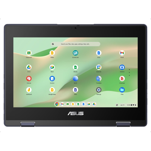 Laptop 2-in-1 ASUS Chromebook CR11 Flip CR1104FTA-NS0176, Intel N150, 11.6 inch Touch, RAM 8GB, eMMC 64GB, Intel Graphics, Chrome OS, Mineral Grey