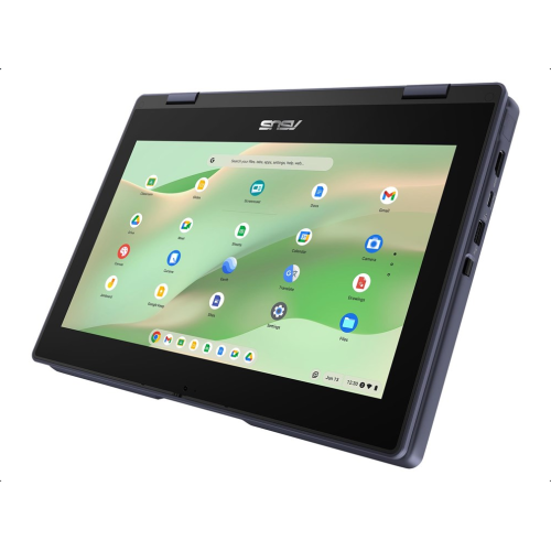 Laptop 2-in-1 ASUS Chromebook CR11 Flip CR1104FTA-NS0176, Intel N150, 11.6 inch Touch, RAM 8GB, eMMC 64GB, Intel Graphics, Chrome OS, Mineral Grey