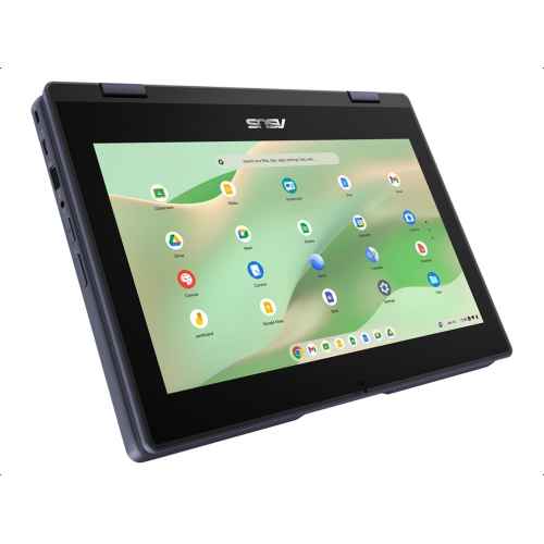 Laptop 2-in-1 ASUS Chromebook CR11 Flip CR1104FTA-NS0176, Intel N150, 11.6 inch Touch, RAM 8GB, eMMC 64GB, Intel Graphics, Chrome OS, Mineral Grey