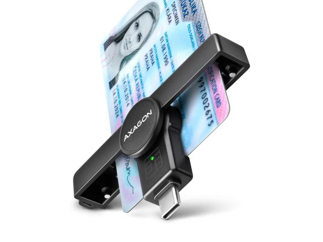 Card Reader Axagon CRE-SMPC, USB-C, Black