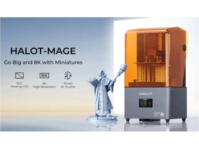 Imprimanta 3D Creality HALOT-MAGE, Gray-Orange