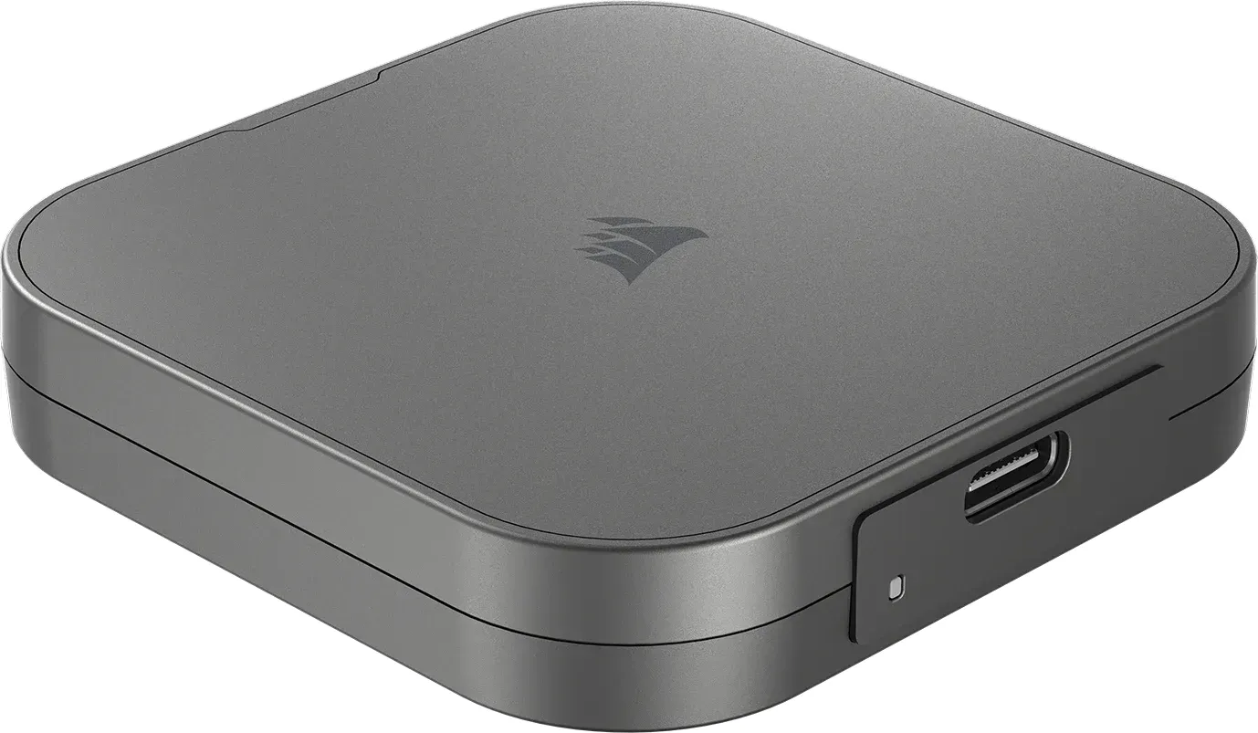 SSD portabil Corsair EX300U, 2 TB, USB-C, Gray