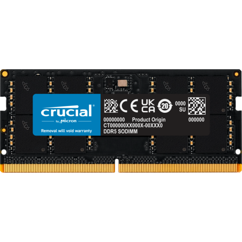 Memorie SO-DIMM Crucial CT64G56C46S5, 64 GB, DDR5-5600 MHz, CL 46