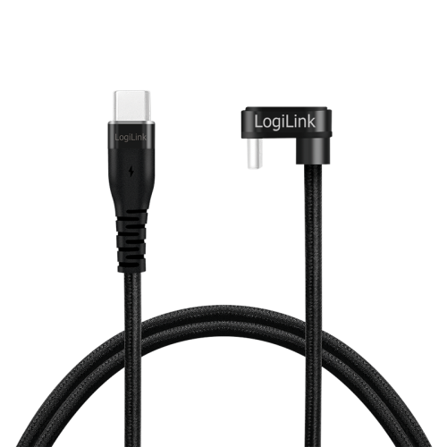 Cablu de date Logilink CU0190, USB-C - USB-C, 1m, Black