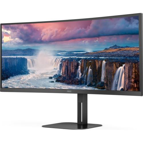 Monitor LED Curbat AOC CU34V5C, 34inch, 3440x1440, 4ms GTG, Black