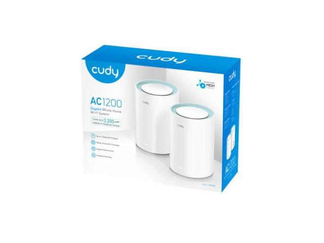 Router Wireless Cudy M1300, 1 x LAN, 2 bucati