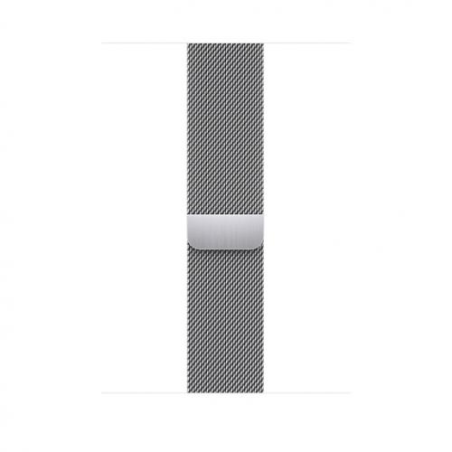 Curea SmartWatch Apple Milanese Loop, 45mm, Silver