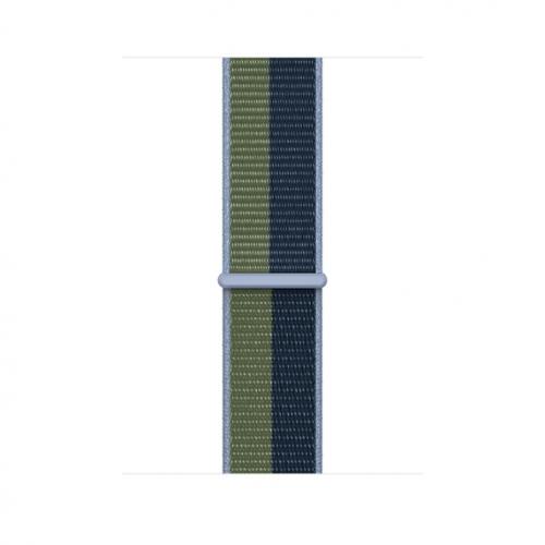 Curea SmartWatch Apple Sport Loop, 45mm, Abyss Blue/Moss Green