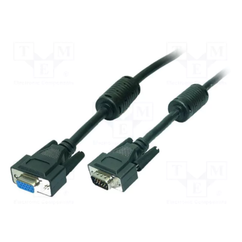 Cablu Logilink CV0004, VGA male - VGA male, 1.8 m, Black
