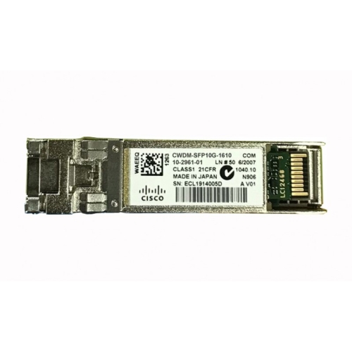 Transceiver Cisco SFP+ 10GB CWDM-SFP10G-1610, 1610 nm, Single-Mode, DDM, 40 km, Duplex LC