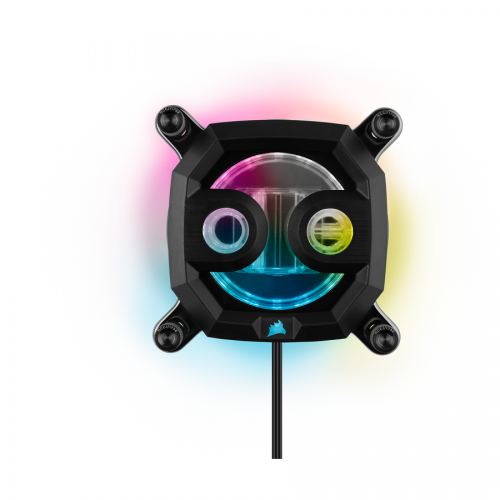 Kit cooler procesor Corsair Hydro X Series iCUE XH305i RGB PRO Black, RGB LED, 3x 120mm