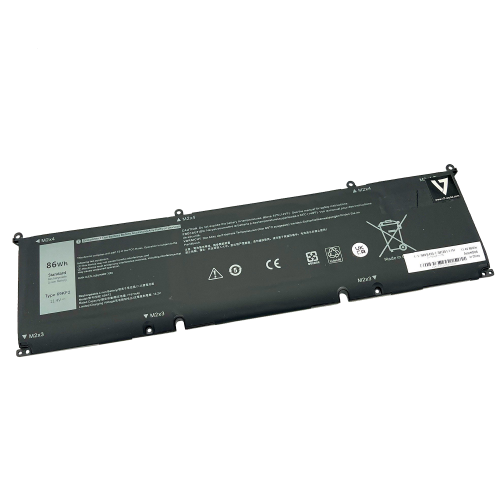 Acumulator V7 D-70N2F-V7E pentru Dell, 86Wh, Black
