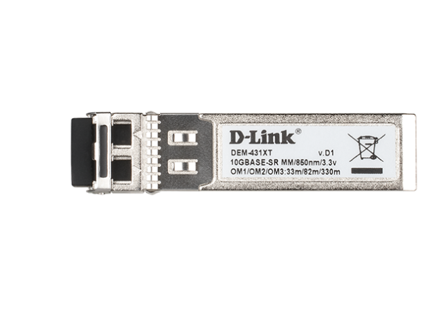 Transceiver DLink SFP+ 10GB DEM-431XT, 850 nm, Multi-Mode, 300 m, Duplex LC, 10 bucati