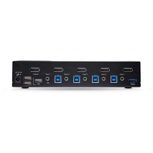 Switch KVM Startech D86A2-4-PORT-8K-KVM, Black