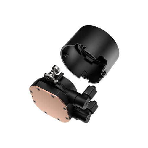 Cooler procesor PcCOOLER DA240 ARGB, ARGB LED, 2 x 120 mm, Black