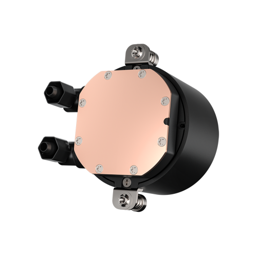 Cooler procesor PcCOOLER DA240 ARGB, ARGB LED, 2 x 120 mm, Black