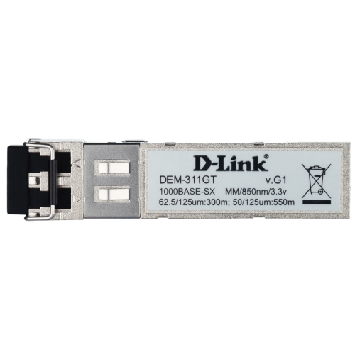 Transceiver DLink SFP 1GB DEM-311GT, 850 nm, Multi-Mode, 550 m, Duplex LC, 10 bucati