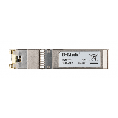 Transceiver DLink SFP+ 10GB DEM-410T, 30 m, RJ45