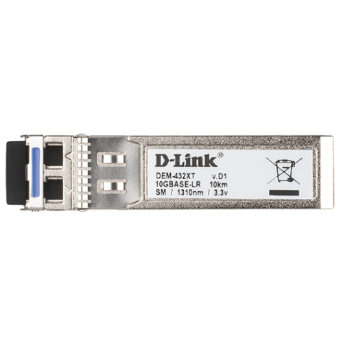 Transceiver DLink SFP+ 10GB DEM-432XT, 1310 nm, Single-Mode, 10 km, Duplex LC, 10 bucati