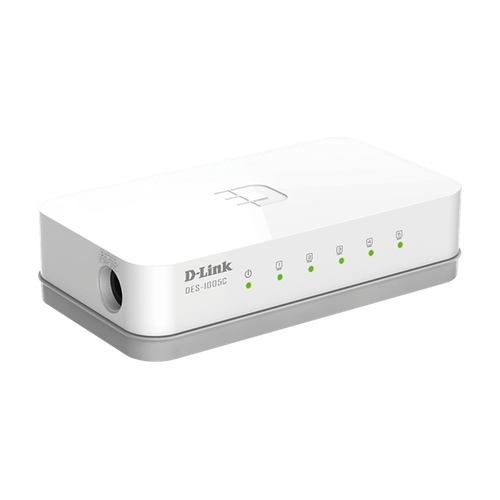 5-PORT FAST ETHERNET UNMANAGED/DESKTOP SWITCH