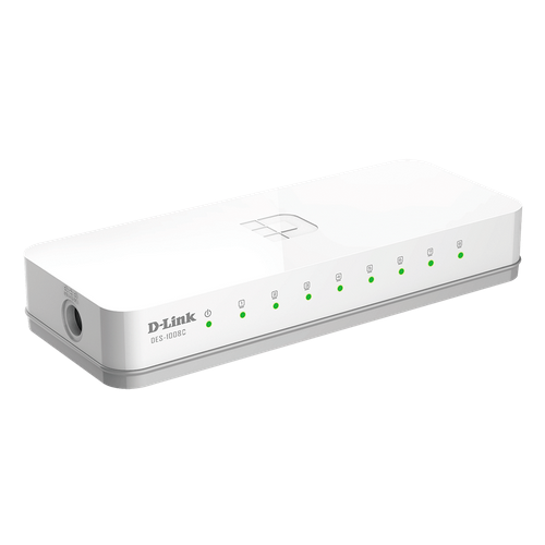 8-PORT FAST ETHERNET UNMANAGED/DESKTOP SWITCH