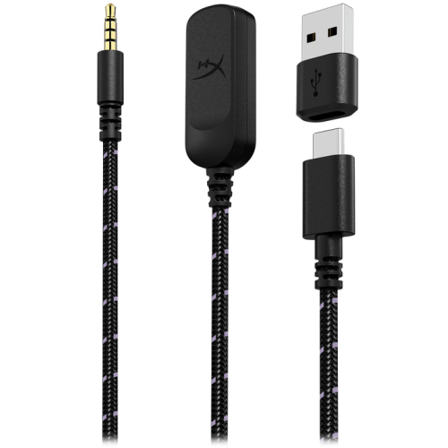 Casti cu microfon HyperX by HP Cloud III, USB-A / USB-C / 3.5 mm jack, Black - Lavender
