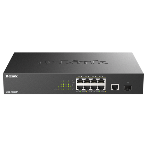 DLK DGS-1010MP/E 10-PORT DESKTOP GIG POE+ SWITCH