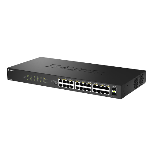 26-PORT 1G POE UNMANAGED SWITCH/24X POE+ 2X SFP POE POWER 240 W