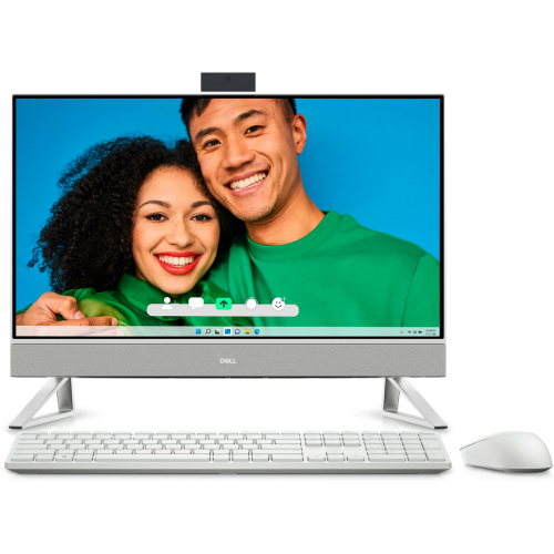 Calculator Dell Inspiron 7730 AIO, Intel Core 7 150U, 27 inch Touch, RAM 16 GB, SSD 1 TB, nVidia GeForce MX570A 2 GB, Windows 11 Pro, Pearl White