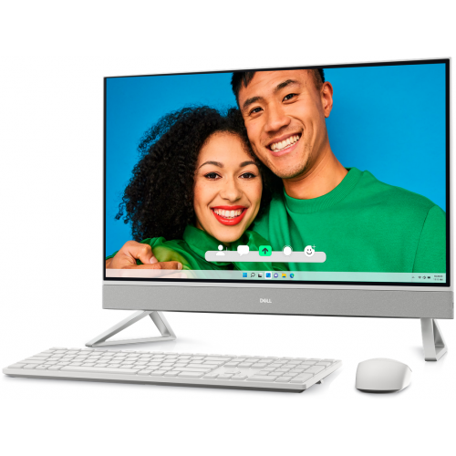 Calculator Dell Inspiron 7730 AIO, Intel Core 7 150U, 27 inch Touch, RAM 16 GB, SSD 1 TB, nVidia GeForce MX570A 2 GB, Windows 11 Pro, Pearl White