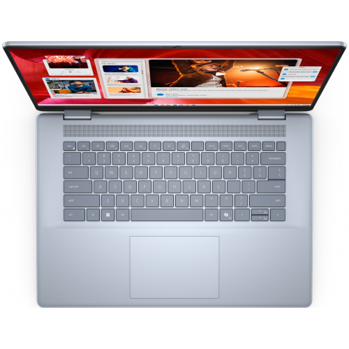 Laptop Dell Inspiron 16 7640 Plus, Intel Core Ultra 7 155H, 16 inch, RAM 16 GB, SSD 1 TB, nVidia GeForce RTX 4060 8 GB, Windows 11 Pro, Ice Blue