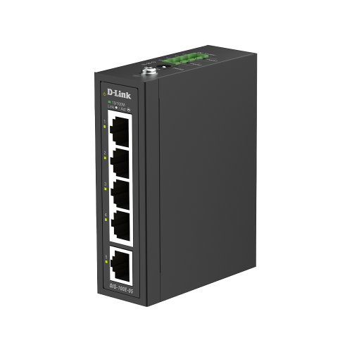 5-PORT FAST ETHERNET INDUSTRIAL/UNMANAGED SWITCH