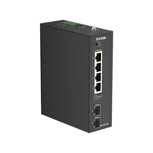 6-PORT GIGABIT INDUSTRIAL/UNMANAGED POE+ SWITCH