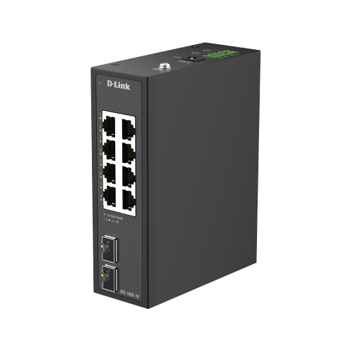 10-PORT GIGABIT INDUSTRIAL/UNMANAGED SWITCH
